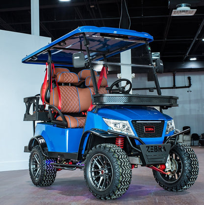 Blue Golf Car 4 seat